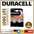 2x Duracell Batterie 2430 im Vorteilspack (2 Stück)