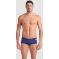 Team Shorts niedrige Taille Herren Einfarbig - Navy-white - 3