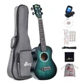 23" Ukulele Konzert Anfänger Set Kinderm Erwachsene, Einzigartiges Farbdesign...