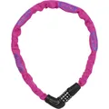Fahrrad Kettenschloss 75 cm ABUS Steel-O-Chain 5805C/75 pink Zahlenschloss