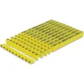 Delock Kabelkennzeichnung Clips A-Z gelb, 10x 26 Stück (18303)