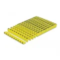 Delock Kabelmarker Clips A-z 260-teilig, Kabelclip, Gelb