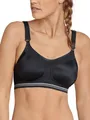 Schiesser Damen Sport BH Bra High Impact - 172739, Farbe:schwarz, Größe BH:95B