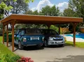 Skanholz Doppelcarport Spessart, BxT: 611x604 cm, 220 cm Einfahrtshöhe
