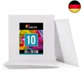Zenacolor Leinwand 20x30 10er Set - Leinwand Zum Bemalen 20x30-100% Säurefreie