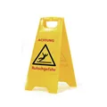 SPRINTUS GmbH SPRINTUS Rutschgefahr Warnschild, Warnaufsteller nach ASR A1.3-2013, DIN EN ISO 7010 Verordnung, 1 Stück 301034