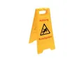 Sprintus Warnschild Achtung Rutschgefahr Schriftzug 300mm 570mm gelb/schwarz/rot (301034)