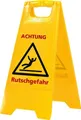 Warnschild Rutschgefahr signalgelb, CAB BETRIEB