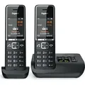 COMFORT 550A Duo Schwarz Schnurloses Telefon - Schwarz