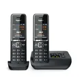 Gigaset COMFORT 550A Duo Schwarz Schnurloses Telefon Schnurloses DECT-Telefon