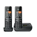 Gigaset Comfort 550A Duo Schnurlostelefon mit Anrufbeantworter schwarz