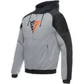 Dainese Daemon-X Safety Motorrad Zip Hoodie, schwarz-grau-rot, Größe 44 für Männer