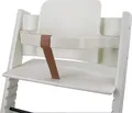 BAMBINIWELT Schrittgurt kompatibel mit Stokke Tripp Trapp Hochstuhl LEDERRIEMEN aus Echtleder