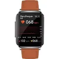 Knauermann PRO 2 Plus Gesundheitsuhr Smartwatch, Sturzerkennung Uhr - Braun