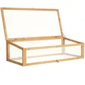tectake Frühbeet, Braun, Holz, Baum/Pflanze/Natur, Rechteckig, 53x34x115 cm, Gartenzubehör, Gartenpflege