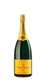 Veuve Clicquot Yellow Label Brut Champagner, 1,5L Magnum | Ikone aus der Champagne | Kraftvoll, frisch & elegant | Goldgelb, feine Perlage | Fruchtig, Vanille & Brioche