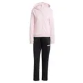 adidas Damen ESSENTIALS LINEAR TRACKSUIT, Clear Pink, XS