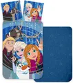 Javoli Disney Frozen Friends Bettbezug - 140 x 200 cm - Baumwolle - 70 x 90 cm