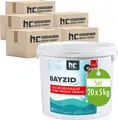 20x5 kg BAYZID® Chlorgranulat für Pools mit Aktivchlor zur Poolwasser Desinfektion