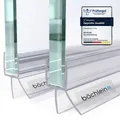 Bächlein Duschdichtung Duschtürdichtung - 6 bis 10 mm Glasstärke, UV- und schimmelbeständig