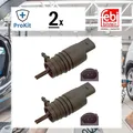 2x ORIGINAL® Febi Bilstein Waschwasserpumpe, Scheibenreinigung für VW POLO VI