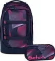 Satch, Schulrucksack-Set PACK Seismic Pink 2-teilig, ab 5. Klasse