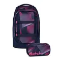 Satch pack Schulrucksack Set 2tlg. inkl. Schlamperbox (Seismic Pink)