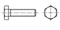 TOOLCRAFT 127151 Sechskantschraube M8 45mm Außensechskant DIN 933 Stahl galvanisch verzinkt 200St.