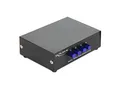 DELOCK Switch 4-port Audio / Video manuell bidirektional