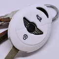Soft Case Schutz Hülle Auto Schlüssel für Mini ONE Cooper Cabrio Clubman/Farbe Weiß