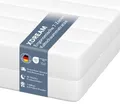 XDREAM Pure 7-Zonen Matratze 90x200 cm | H2 (Härtegrad 2) weich | Ergonomische Kaltschaummatratze | Hypoallergen & Antibakteriell | Bezug abnehmbar & waschbar | Öko-TEX® | (11cm, 90 x 200 cm)