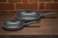 my Home Dela Pfannen- Set 2- tlg Aluminium raue Ober Ø 24/28 cm Bratpfannen