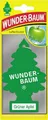 5X Original WUNDERBAUM® GRÜNER APFEL Lufterfrischer Duftbäumchen Autoduft