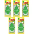 5x Wunderbaum Grüner Apfel Baum Autoduft Auto Lufterfrischer Spiegel Raumduft