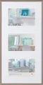 New Lifestyle Galerierahmen 3x 10x15 cm - grau