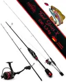 Paradox Fishing Spinnrute Trout Series X, (Rute + 1000 Rolle), UL-Rute, 1,85m 1,2-4g