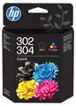 HP 302/304 Druckerpatronen-Kombipaket Farbe + Schwarz 2er-Pack