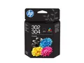 HP 302/304 / B82L1AE Tinten  schwarz, color (2 Stück)