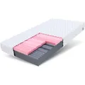 Matratze 140x200 cm orthopädisch Kaltschaum HR-Schaum Visco Memory H3 H4 ca. 14 cm Höhe atmungsaktiv Bezug waschbar für Allergiker geeignet SELECT