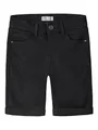 NAME IT Jungen Nkmsilas Slim Dnm L 2272-ax Noos Shorts, Black Denim, 122 EU