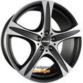 4x RONAL R55 SUV Mattschwarz-Frontkopiert 9,5x20 ET30 5x112