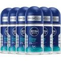 NIVEA MEN Deodorant Fresh Ocean Deo Roll-On 6 x 50ml