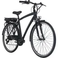 ADORE Pedelec E-Bike Cityfahrrad 28'' Adore Versailles schwarz-blau