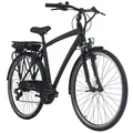 E-Bike 28'' Adore Herren Versailles schwarz 250 Watt Li-Ion 36V/10,4 Ah 113E
