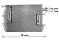 VAN WEZEL Kondensator, Klimaanlage 02005217 für ROV/TRI/JAG/AUS/MG LAND ROVER