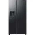 Samsung RS80F Side-by-Side mit autom. Türöffnung und Festwasseranschluss, EEK: B, 634 L Schwarz