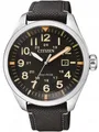 Citizen Solaruhr, Herren Analog Quarz Uhr mit Nylon Armband AW5000-24E