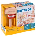 Matador Kinder Baukasten ab 5 Jahren 99-tlg. - Spannendes Holz Konstruktionsspielzeug zur Schulung von Kreativität und Feinmotorik, Bauspielzeug