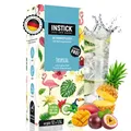 INSTICK Zuckerfreies Instant-Getränk (Tropical) - 1 Packung für 12 x 1,5-2,5 L - Veganes Getränkepulver Kalorienarm & Vitamin C - Instant-Pulver
