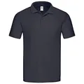 Fruit of the Loom Original Polo 63-505-0 Herren Baumwoll Poloshirt, Farbe:deep Navy, Größe:XL